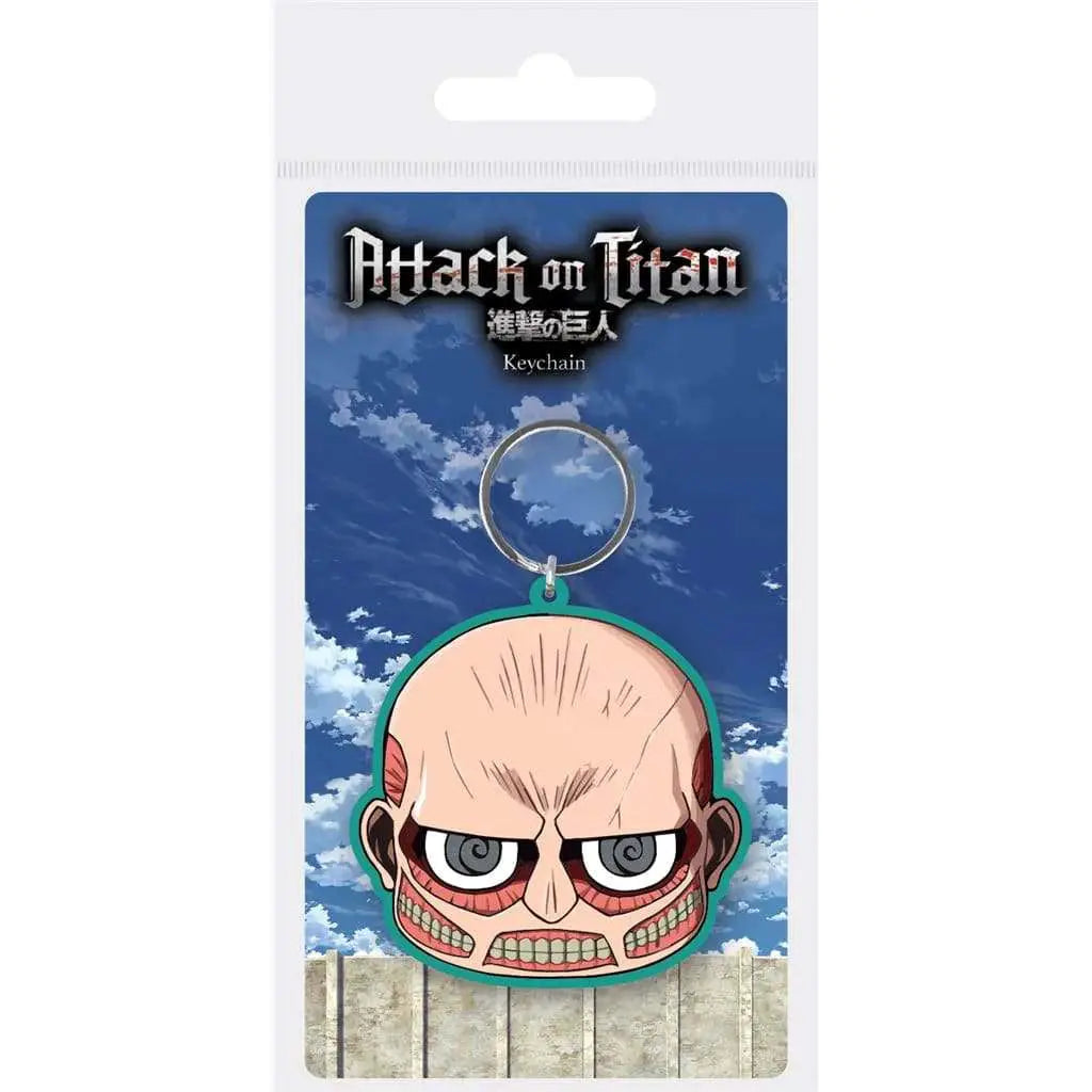 Attack On Titan Colossal Rubber Keychain