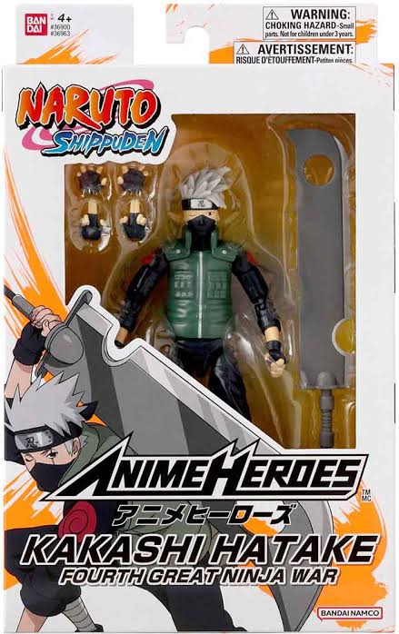Anime Heroes: Naruto Shippuden - Kakashi Hatake Action Figure