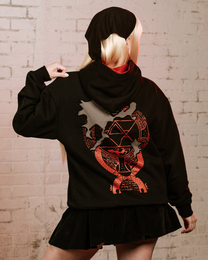 FULLMETAL ALCHEMIST: BROTHERHOOD Fire Alchemy Hoodie - model wearing