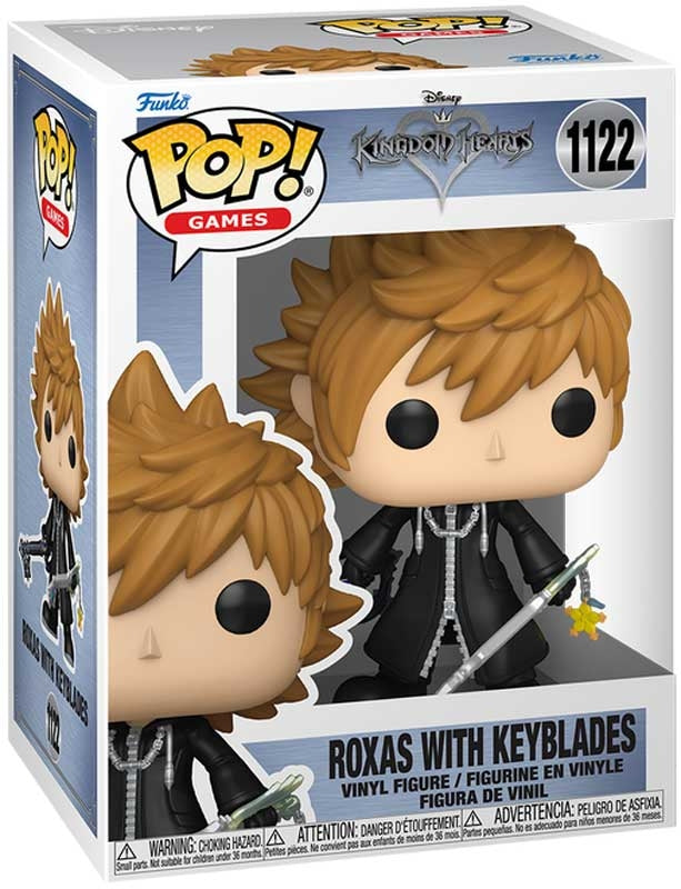 FUNKO POP GAMES: KH - ROXAS W/KEYBLADES