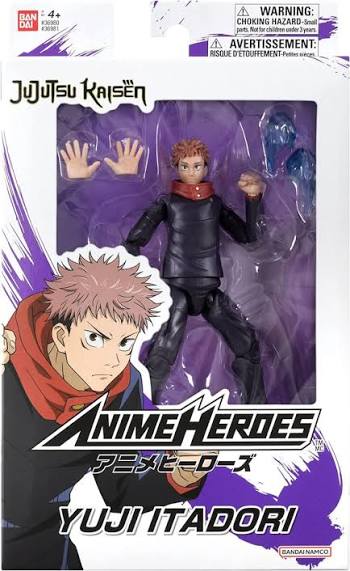 Anime Heroes Jujutsu Kaisen Action Figure Yuji Itadori Black Flash